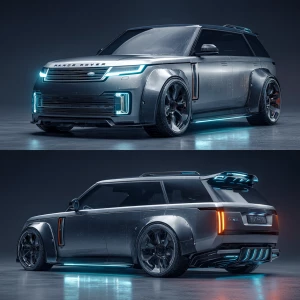 A futuristic range Rover