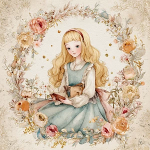 Print-ready junk journal page, A4 portrait full-bleed (≈2480×350...