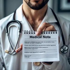 create a medical note
