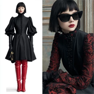 balenciaga fashionable vampire 1 girl