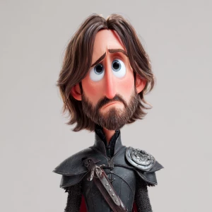 Aragorn in Pixar style