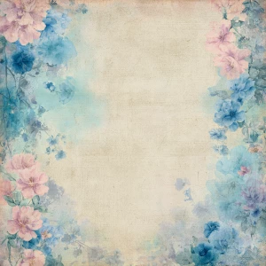 Print-ready shabby-chic background paper, A4 & US Letter full-bl...