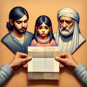 carta,menina,pai,triste