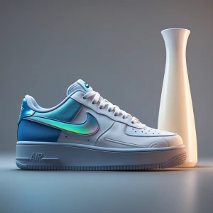 I won't you to generate a pic of a futuristic cool looking Nike...