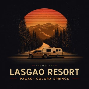 cinematic minimalist logo, premium mountain-lodge branding. A pi...