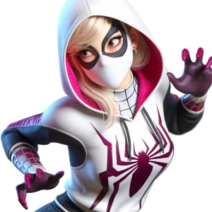 Generate an image of Gwen Stacy aka spider Gwen