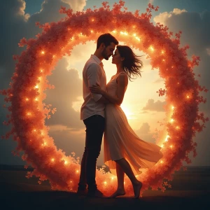 Create an image that vividly illustrates a Möbius strip, perfect...