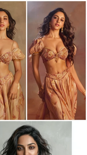 realistic image of kiara advani