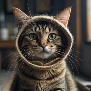 A cat that's inside out