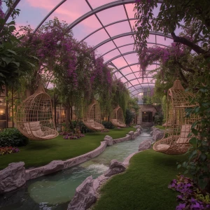 Imagine entering "The Driftgarden," an indoor sanctuary with an...