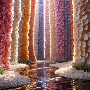 In the Petalveil Hall of Light, you find yourself immersed in a...