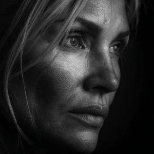 Ultra realistic big close-up portrait of Cameron Diaz, cinematic...