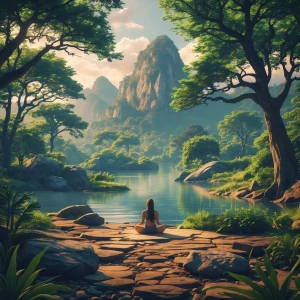 No humans. Just nature that relaxs