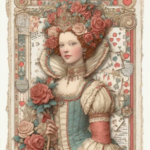 Print-ready junk journal page, A4 portrait full-bleed (approx. 2...