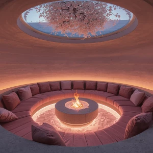 Imagine being in a sunken lounge called The Roselight Pit, a coz...