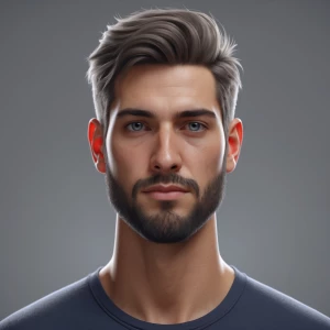 generate a male human avatar for a profile