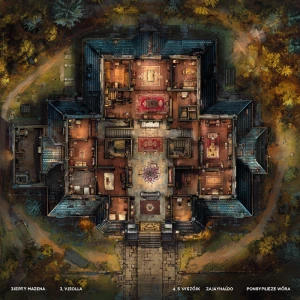 vygeneruj mi mapový diel "vstupná hala" v štvorcovom rozmere, kt...