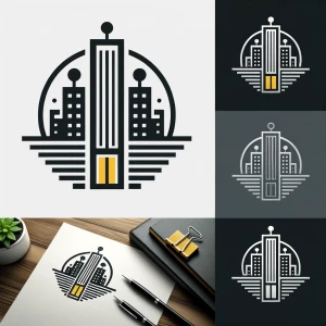 asansör firması için logo 
renkler siyah sarı ve gri olsun 
mi...