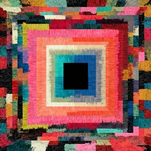 Make a album cover replay 2025 lots of colors in very unusual pa...