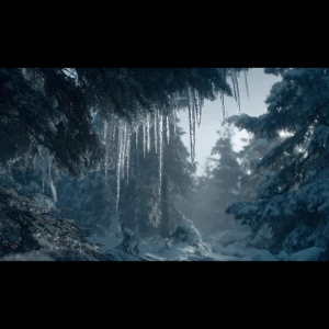 Snowstorm, Wonderland, Yule, Skiing, Icicles, Frost, Ethereal, F...