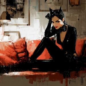 Sandra Bullock as catwoman by Pascal Campion
