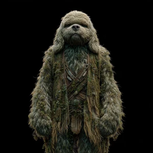 Generate an image of a humanoid creature resembling a sasquatch...