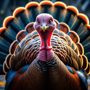 anthropomorphic turkey in the style of Yautja's (Hunter Predator...