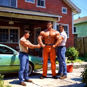 Kenny mid 30’s muscular handyman bulging that pito vergota and s...