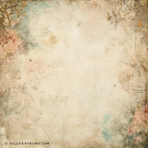 Print-ready shabby-chic background paper; A4 and US Letter portr...