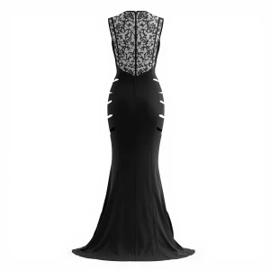 Generate a detailed, realistic image depicting the backview intr...