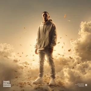 Generate a hyper-realistic cinematic portrait of a young Black m...