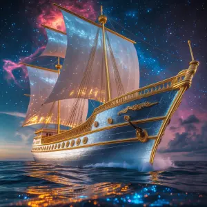 Enveloped in an aura of opulence, the luxurious hypnotic galaxy...