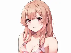 Anime style, female, nakedd