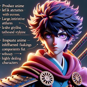 Godfrey as afro samurai