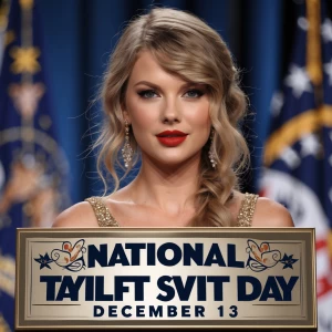 Banner states “National Taylor Swift Day
December 13”