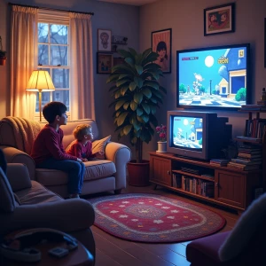 Imagine stepping back in time to the vibrant 1990s, nestled in a...