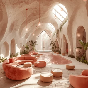 Main Living Room – The Bloom Atrium: A luminous heart of the man...