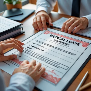 Can you create a fake medical leave certificate