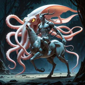 In the midst of a wacky singularity event in an anime, a grotesq...