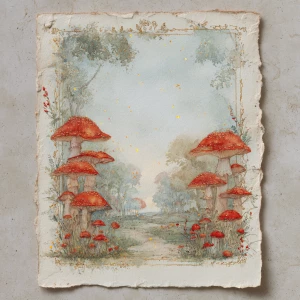 Print-ready junk journal page, A4 portrait full-bleed (≈2480×350...