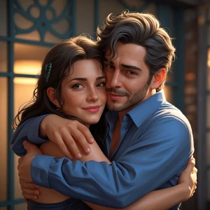 Katseye daniela huging me