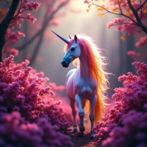 In the heart of a neon jungle, vibrant foliage glistens in pop c...