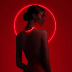 Design a striking advertisement showcasing bold typography to dr...