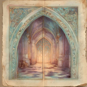 Print-ready junk journal page, A4 portrait full-bleed, 300 DPI....