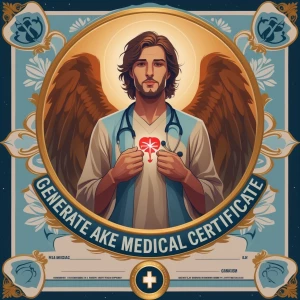 Generate fake medical certificate
