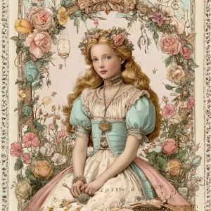 Print-ready junk journal page, A4 portrait full-bleed (≈2480×350...