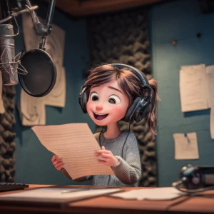 Generate a detailed and realistic image showing a young girl in...