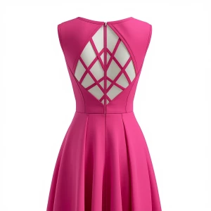 Generate a detailed, realistic image depicting the backview intr...