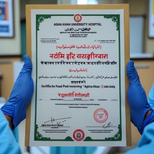 can u make medical certificate for food poisoning from agha khan...