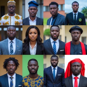 I'm given a project to generate ten images about Nigerians stude...